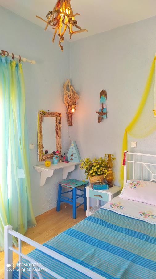 Appartamento Socrates Sea View Kampos Marathokampou Esterno foto